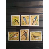 Камбоджа 1996 г. Птицы.