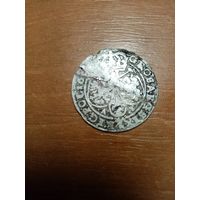 Монета 6 грошей литва польша