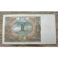Werty71 Польша 100 злотых 1934 банкнота большой формат