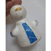 Игрушка ёлочная Якутка (девочка) , пенопласт. СССР