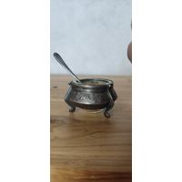 Солонка ссср. Мельхиор.