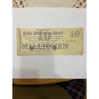 Германия 10000000 марок 1923 г. -0801