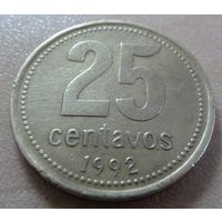 25 сентавос 1992 Аргентина