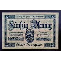 РАСПРОДАЖА КОЛЛЕКЦИИ!!!- ГЕРМАНИЯ ДАРМШТАДТ (ГЕССЕН) 50 пфеннигов 1919 год - UNC!