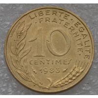 Франция, 10 сантимов 1983 г.