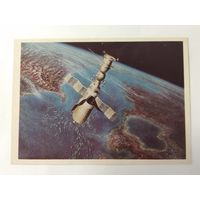 Открытка Космос 1982 год