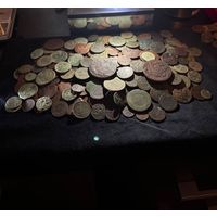СБОРНЫЙ ЛОТ! МЕДНЫХ МОНЕТ $ РИ БОЛЕЕ 150ШТ С 1Р +бонус