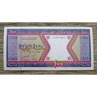 Werty71 Мавритания 100 угий 2002 UNC банкнота