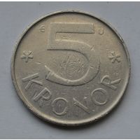 Швеция, 5 крон 1982 г.