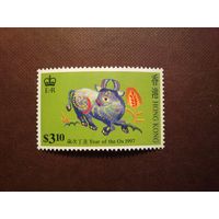 Гонконг 1997 г. Китайский Новый год 1997 - Год Быка ./28а/