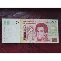 20 песо Аргентина 2003 г.