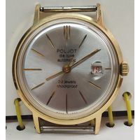 Часы "Poljot de luxe"Автоподзавод ,Золочение Au-20, четкое коллекционное состояние,За вашу цену!