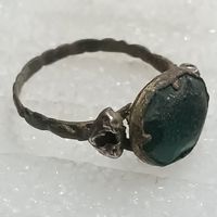 Перстень старинный со вставкой  (12)