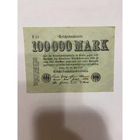 Германия 100000 марок 1923 г. -0801