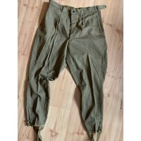 Только со склада советские галифе из диагоналевой ткани на фабричном штампе 60-х годов в редком размере 54-3 !!! Отсюда и цена.