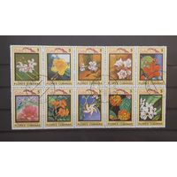 Распродажа с 1 рубля! Флора. Куба. 1983 год. 10 марок (сцепка)