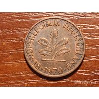 Германия 2 пфеннига 1970 F