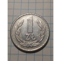 1 злотый Польша 1966 год