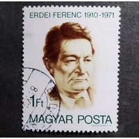 Марка Венгрия 1980 год Ференц Эрдеи