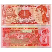 Гондурас. 1 лемпира (образца 2010 года, P89b, UNC)