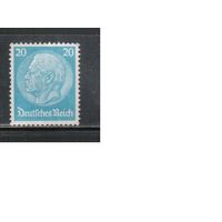 Германия(Рейх)-1933,(Мих.489) ** ,  Стандарт, Президент Гинденбург, ВЗ-2