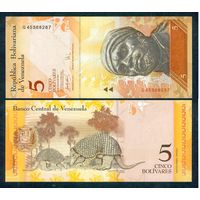 Венесуэла 5 боливар 2007 год, UNC