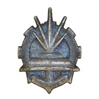 ПНР. Петличный знак (корпусовка) саперов (инженерные войска)