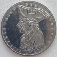 Германия 5 марок 1986 г. 200 лет со дня смерти Фридриха II Великого