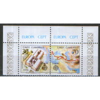 Полная серия из 2 марок 1982г. Турция "СЕРТ. Исторические места. Караван-сарай Султанханы и Великий шелковый путь" MNH