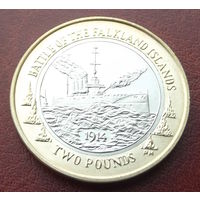 Фолклендские острова. 2 фунта 2014