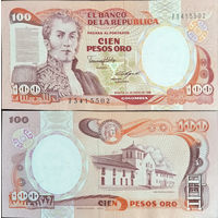 Колумбия 100 Песо 1986  UNC, 631
