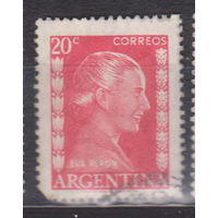 Ева Перон Известные личности ЛюдиАргентина 1952 год Лот 11