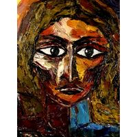 Картина маслом "Кристаллизация образа" Salenko