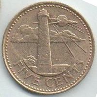 БАРБАДОС 5 ЦЕНТОВ 2002. МАЯК