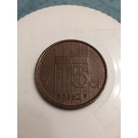 Нидерланды 5 центов 1982