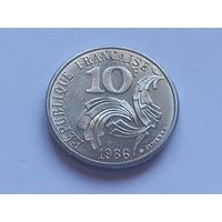 Франция 10 франков 1986 г. Свобода, Равенство, Братство.