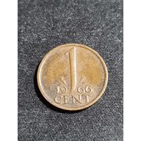 Нидерланды 1 цент 1966