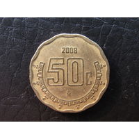 Мексика. 50 центаво. 2008. С 20 копеек. Распродажа коллекции. Смотрите другие лоты.