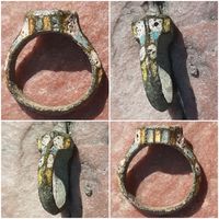 Колечко перстень с эмалью Сольвычегодск/В.Устюг.