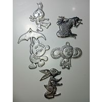 Ёлочные игрушки 1950 х годов . Цена за единицу