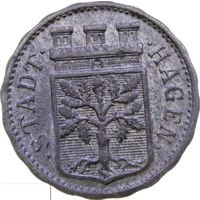 РАСПРОДАЖА!!! - ГЕРМАНИЯ ХАГЕН 10 пфеннигов 1917 год