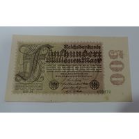 500 миллионов марок 1923 г. Германия.