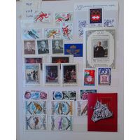 Набор марок СССР 1976 года.