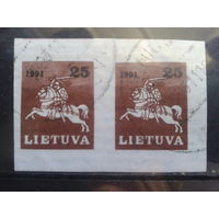 Литва 1991 Стандарт, погоня 25, пара