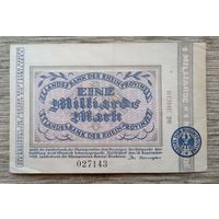 Werty71 ГЕРМАНИЯ 1 МИЛЛИАРД МАРОК 1923 банкнота 1000000000 Дюссельдорф