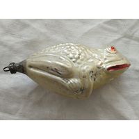 Ёлочная игрушка лягушка