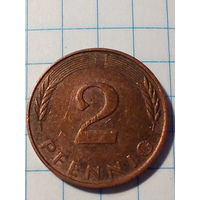 2 пфеннига Германия 1992 F