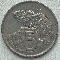 Новая Зеландия 5 центов 1970 г.