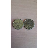 10 злотых 1989 и 1990. Сборный лот.