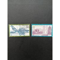 ГДР 1971 Полная серия марок "День филателиста" (спецгашение с клеем) Mi.1703-1704 каталог 1.30 евро